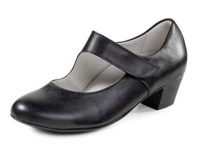 Waldläufer, elegante Damen-Pumps, Weite H, mit herausnehmbarem Fußbett 