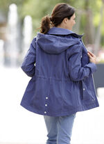 Jacke mit abnehmbarer Kapuze INDIGOBLAU