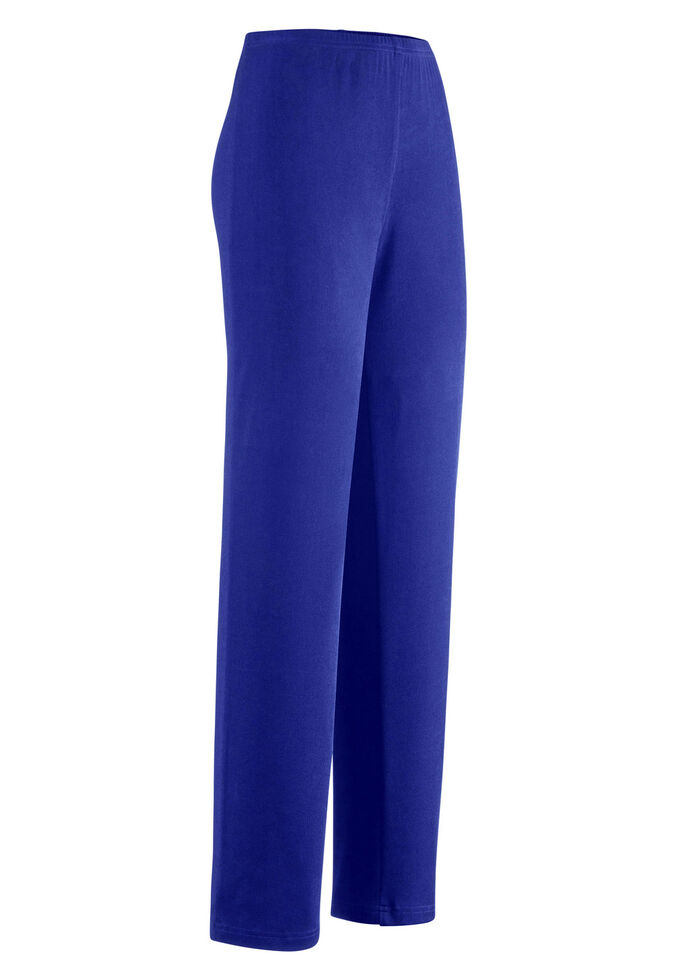 Hose mit edlem Glanz ROYALBLAU