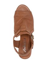 Andrea Conti Sandalette mit Zier-Perforation COGNAC