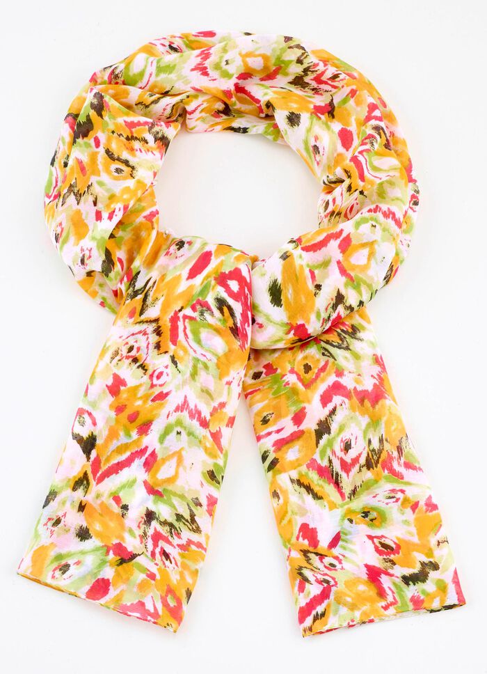 Schal mit Fantasiedessin 