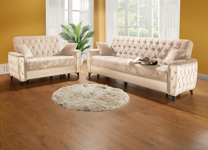 Polsterm&ouml;bel mit Bettkasten und Liegefunktion 