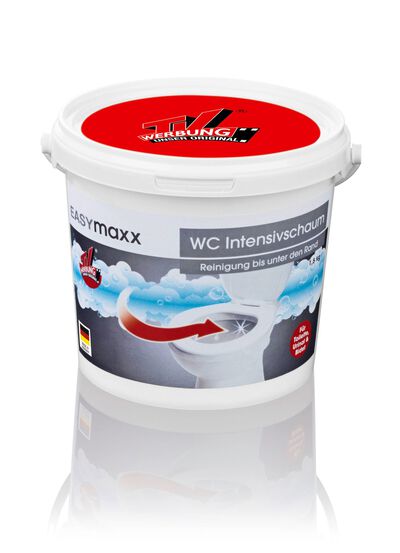 Selbstreinigender WC-Kraftschaum mit Zitronenduft 