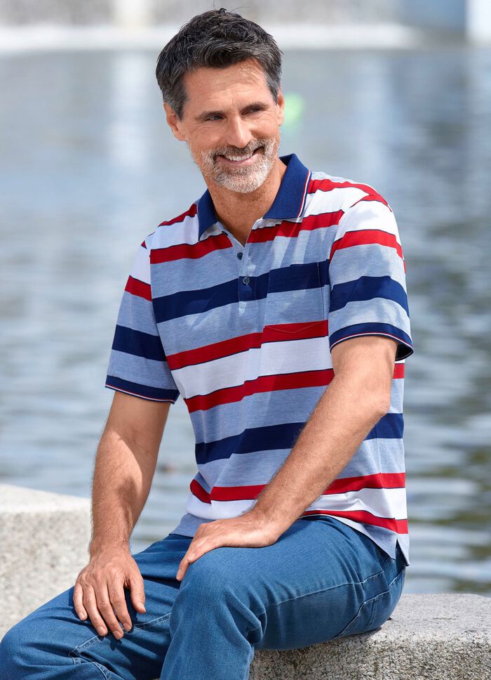 Poloshirt mit Brusttasche 