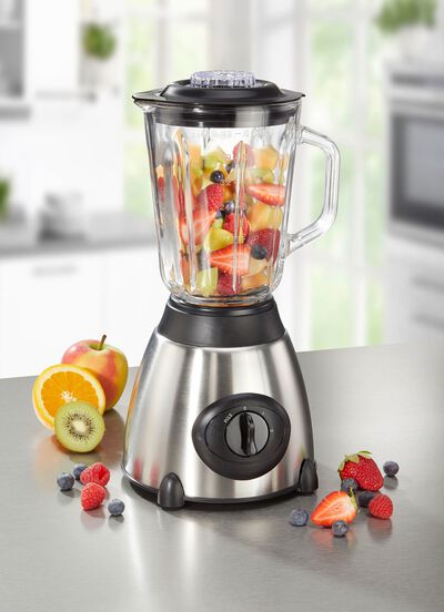 Multifunktions-Standmixer mit Kaffeem&uuml;hlen-Aufsatz 