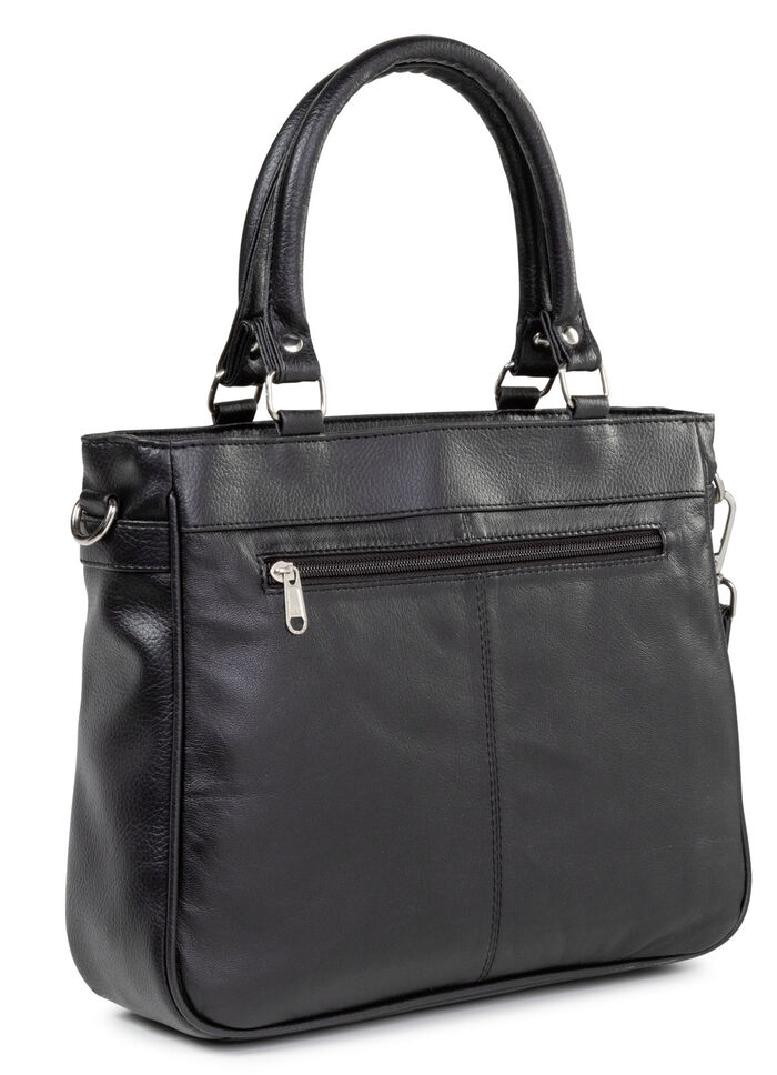 Laurina Tasche aus Nappaleder und Synthetikmaterial SCHWARZ