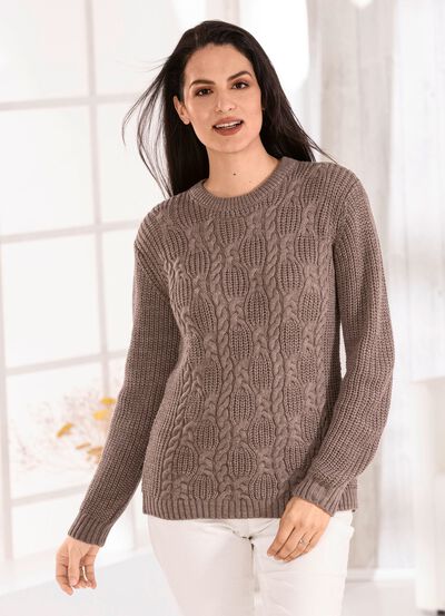 Pullover in Strickmix 