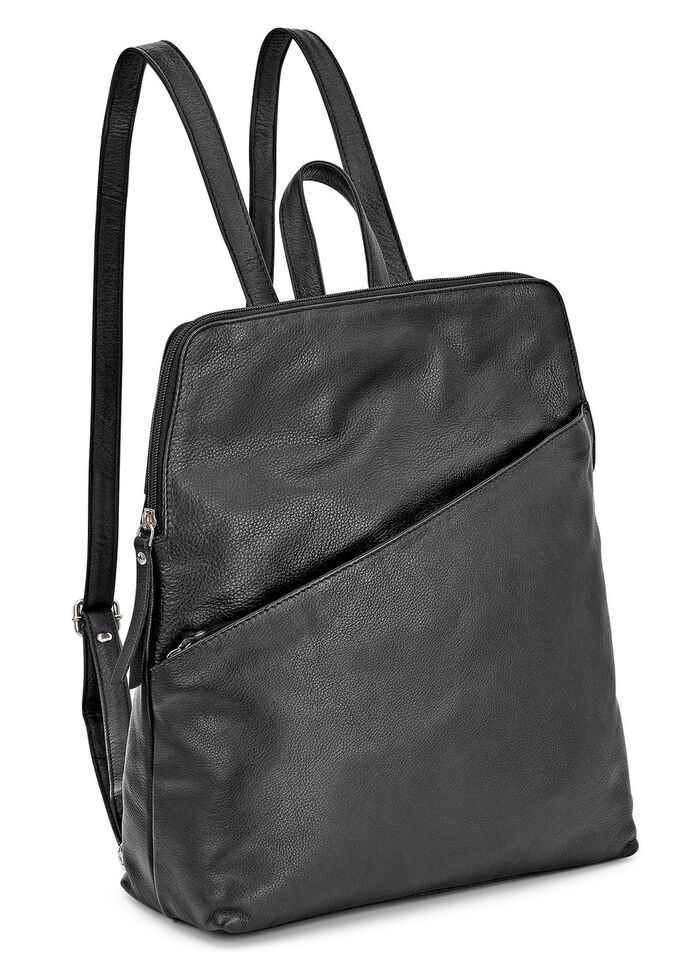 Laurina Rucksack aus Vollrind-Nappaleder SCHWARZ