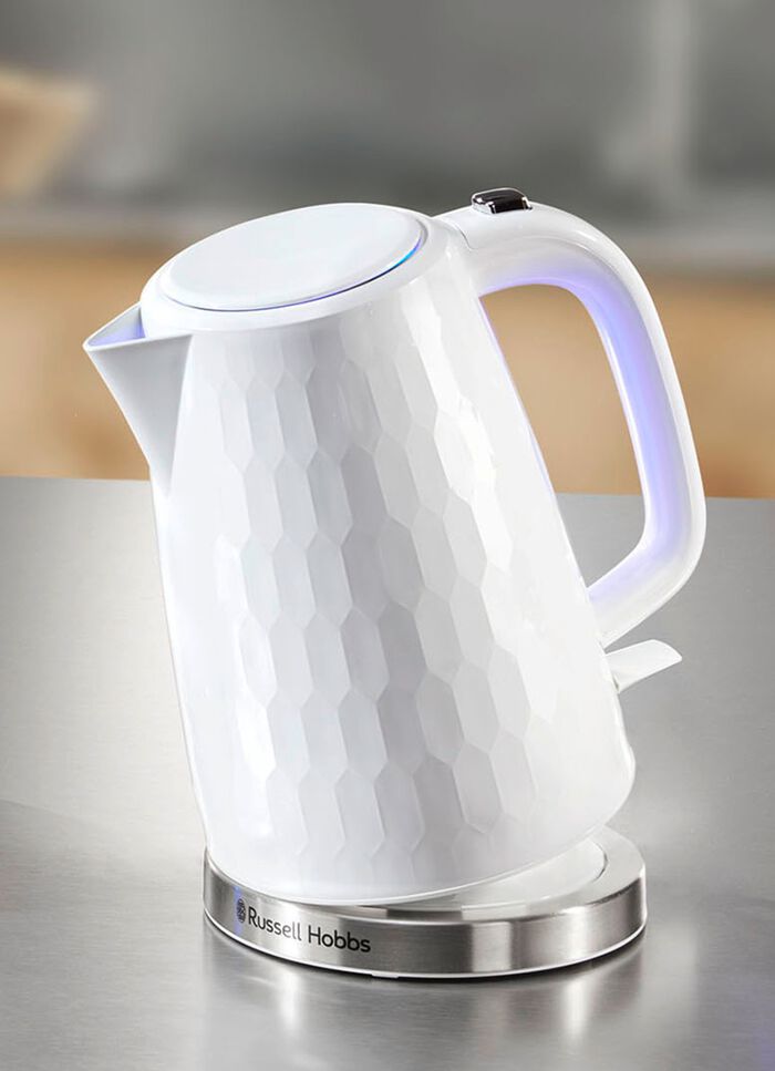 Russell Hobbs Fr&uuml;hst&uuml;cksserie Honeycomb aus Hochglanz-Kunststoff 