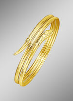 Flexibler, massiver Schlangen-Armreif 