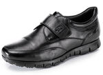 Leichte Herren-Slipper, mit herausnehmbarem Fußbett SCHWARZ
