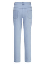Jeans mit schöner Stickerei HELLBLAU