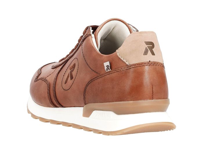 Sneaker aus Nappaleder COGNAC