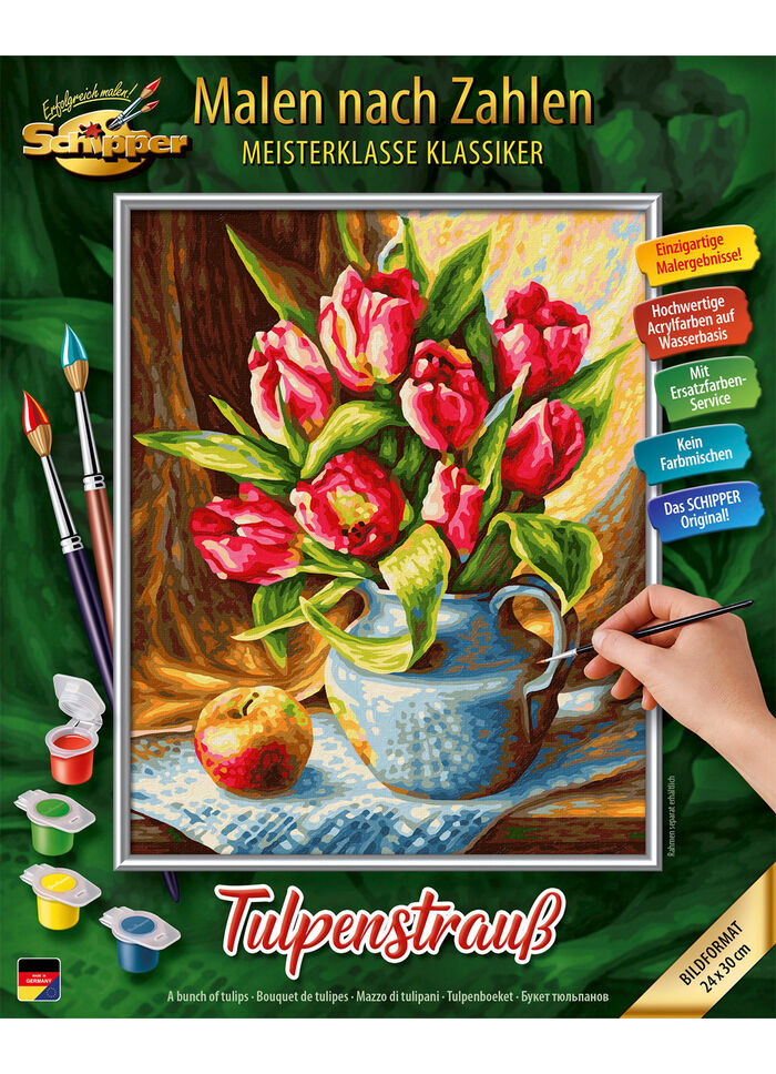 Malen nach Zahlen Tulpenstrauß 