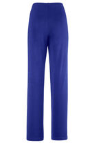 Hose mit edlem Glanz ROYALBLAU