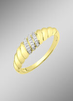 Edler Damenring mit 21 Diamanten 