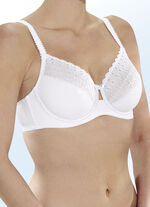 Sassa Zweierpack Bügel-BH 1X BURGUND, 1X WEISS