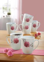 Porzellan-Serie "Como" PINK-GRAU