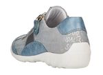 Remonte Sneaker mit bedruckten Bes&auml;tzen HELLBLAU-SILBER