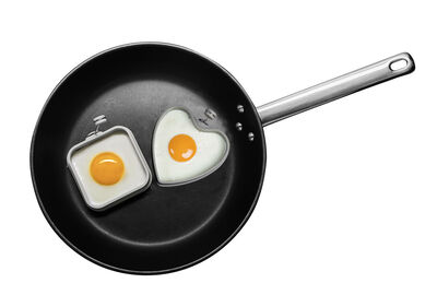 Hitzebeständiges Eiformer-Set aus Silikon, 2-teilig  Hitzebeständiges Eiformer-Set aus Silikon, 2-teilig