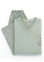 Zweierpack Schlafanz&uuml;ge mit V-Ausschnitt 