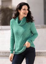 Pullover in flauschiger Qualität MINT MELIERT