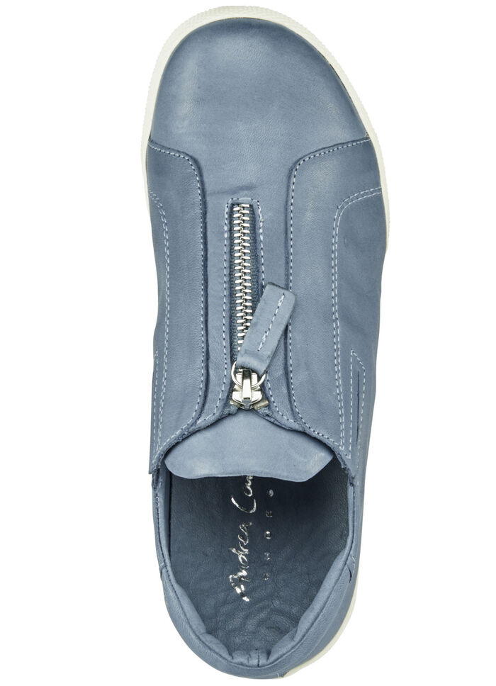 Andrea Conti Slipper mit praktischem Reißverschluss BLEU