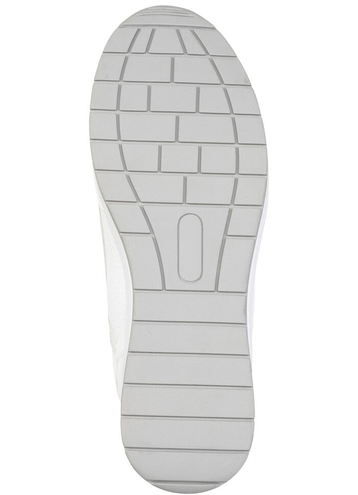 ELENA EDEN, bequeme Damen-Sneaker, Weite H, mit herausnehmbarem Fußbett WEISS