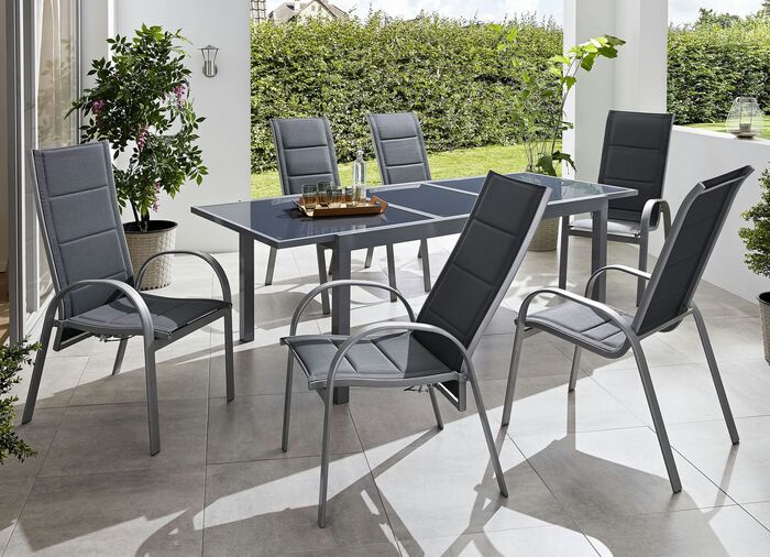 Sitzgruppe Amalfi Deluxe GRAU