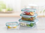 Glas-Frischhaltedosen 4tlg. 