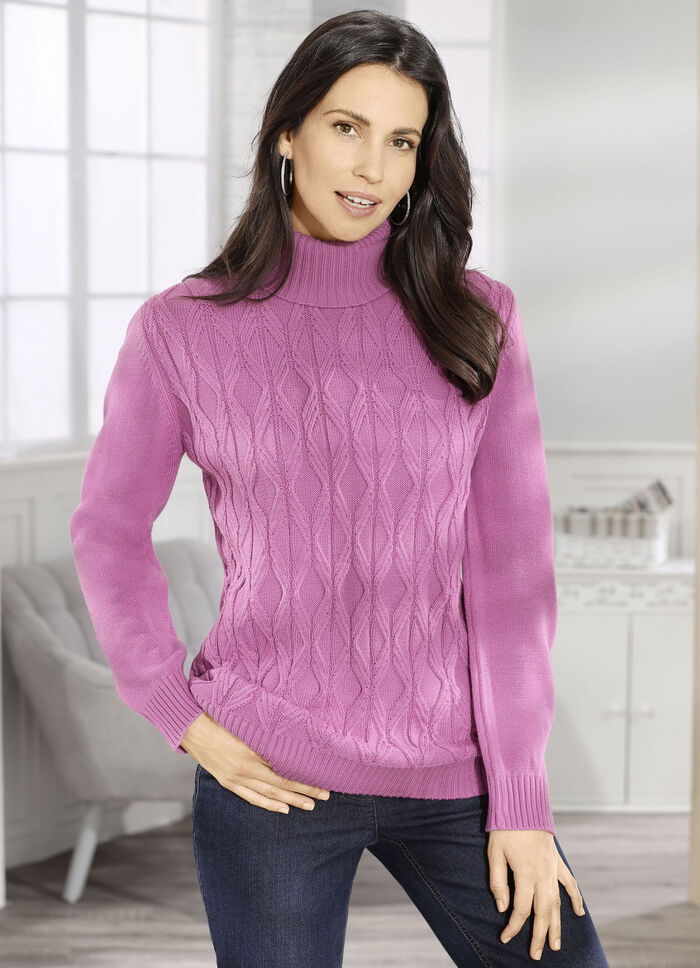 Pullover mit Strukturdessin ROSENHOLZ