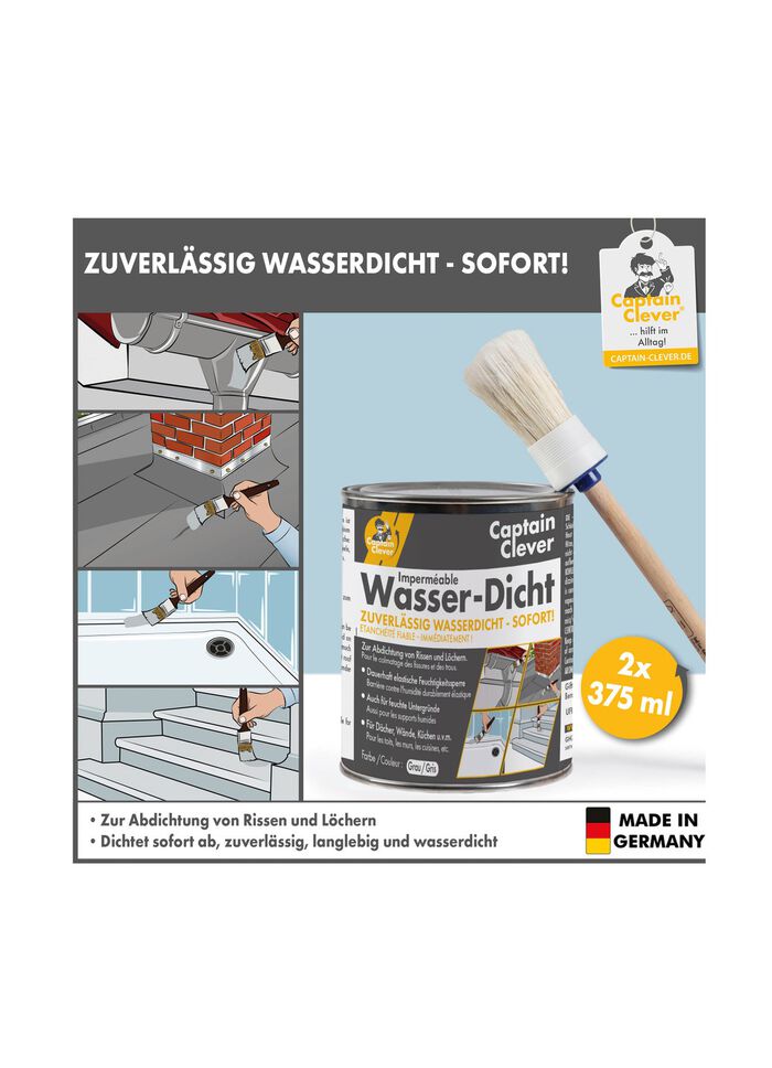 Captain Clever Wasserdich dauerelastische Dichtungsmasse 