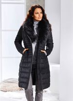 Mantel aus Nappaleder-Imitat 