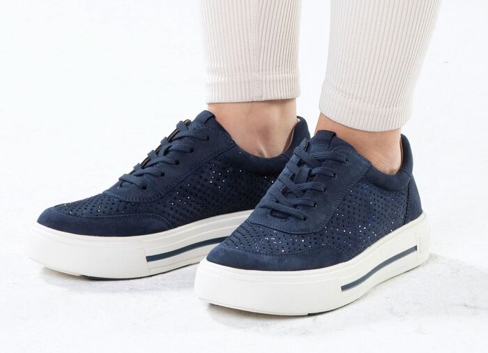 ELENA EDEN Sneaker aus feinem Veloursleder 