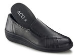 Slipper mit Wechselfußbett SCHWARZ
