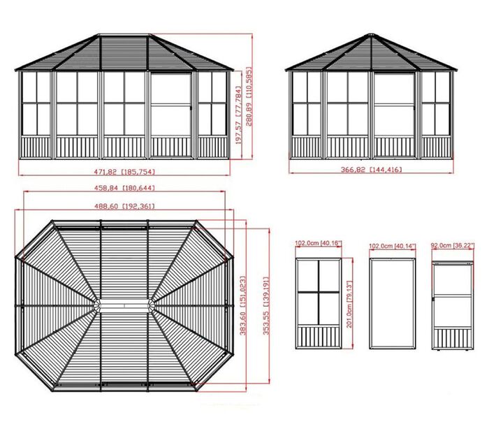 Pavillon &bdquo;Charleston&ldquo; 