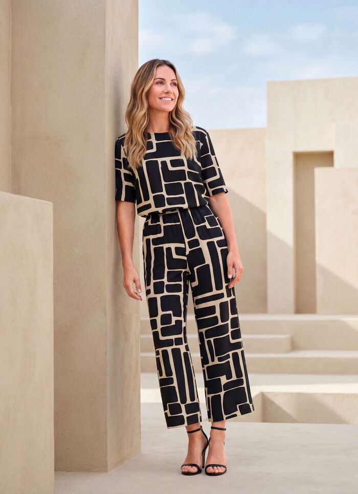 Shirt mit U-Boot-Ausschnitt 