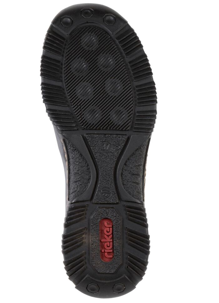 Rieker Slipper mit elastischem Schnellschn&uuml;rsystem BLAU-BUNT