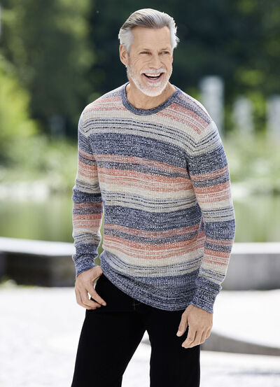 Ansprechender Rundhalspullover 