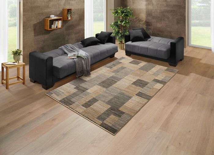 Moderne Polsterm&ouml;bel mit Zierkissen 