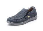 GINO GALANTE, sommerliche Herren-Slipper, mit herausnehmbarem Fußbett BLAU