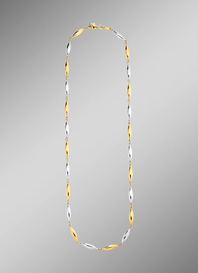 Hochwertige Halskette in Bicolor 