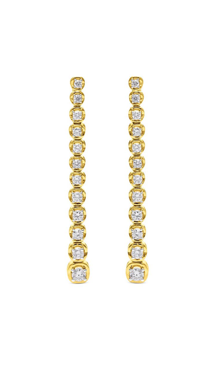 Edle Ohrstecker mit Brillanten 