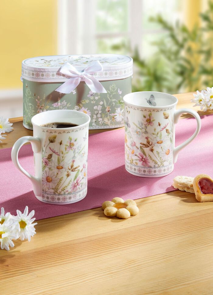 Henkelbecher, 2er-Set, mit Geschenkbox 