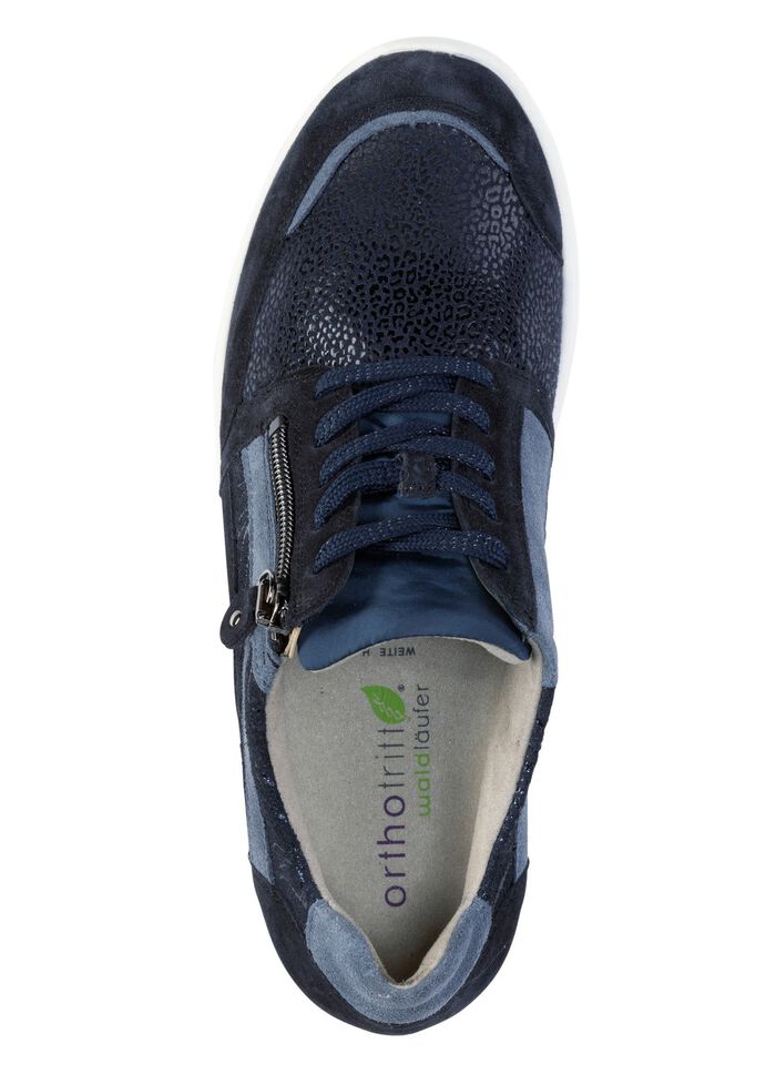 Waldl&auml;ufer Schn&uuml;rschuh mit bester Abrollfunktion BLAU