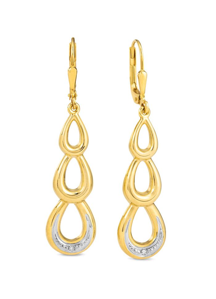 Ohrringe mit Diamanten 