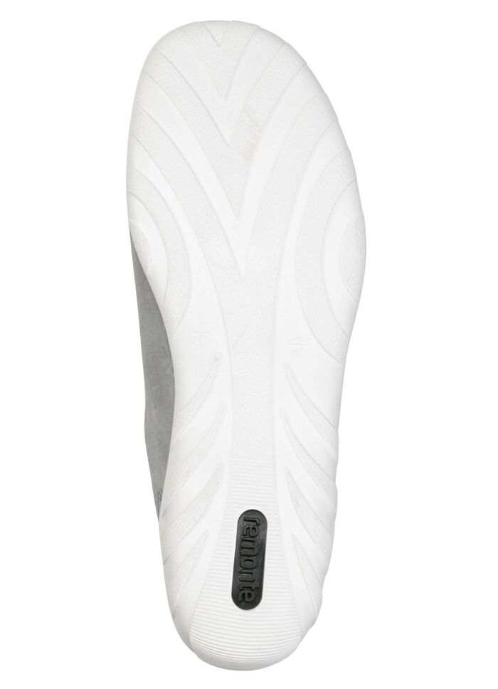 Remonte, bequeme Damen-Sneaker, Weite G, mit herausnehmbarem Fu&szlig;bett HELLBLAU-SILBER