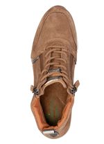 ELENA EDEN, gef&uuml;tterte Damen-Boots, Winterschuhe, Weite G, mit herausnehmbarem Fu&szlig;bett COGNAC