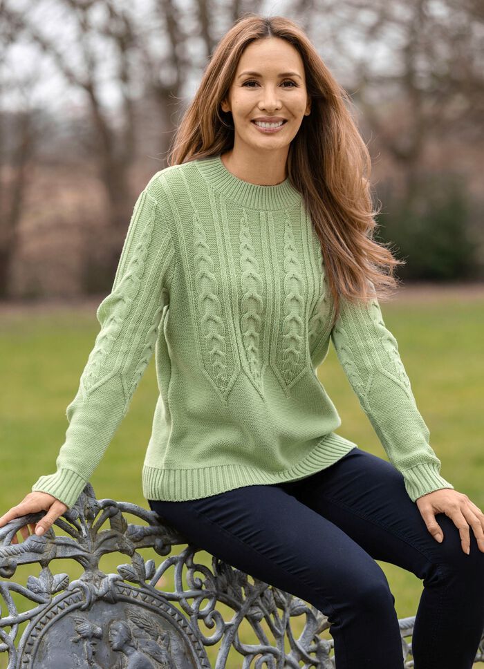 Pullover in Mustermix 