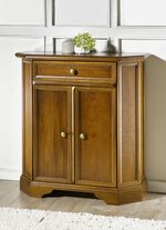 Kommodenserie mit messingfarbenen Metallkn&ouml;pfen NUSSBAUM